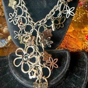 Mixed Metals Torsade of flowers & Butterfly’s set